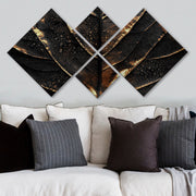 Conjunto Decorativo MDF Multicolor 4 Peças - Impressão UV Premium para Parede