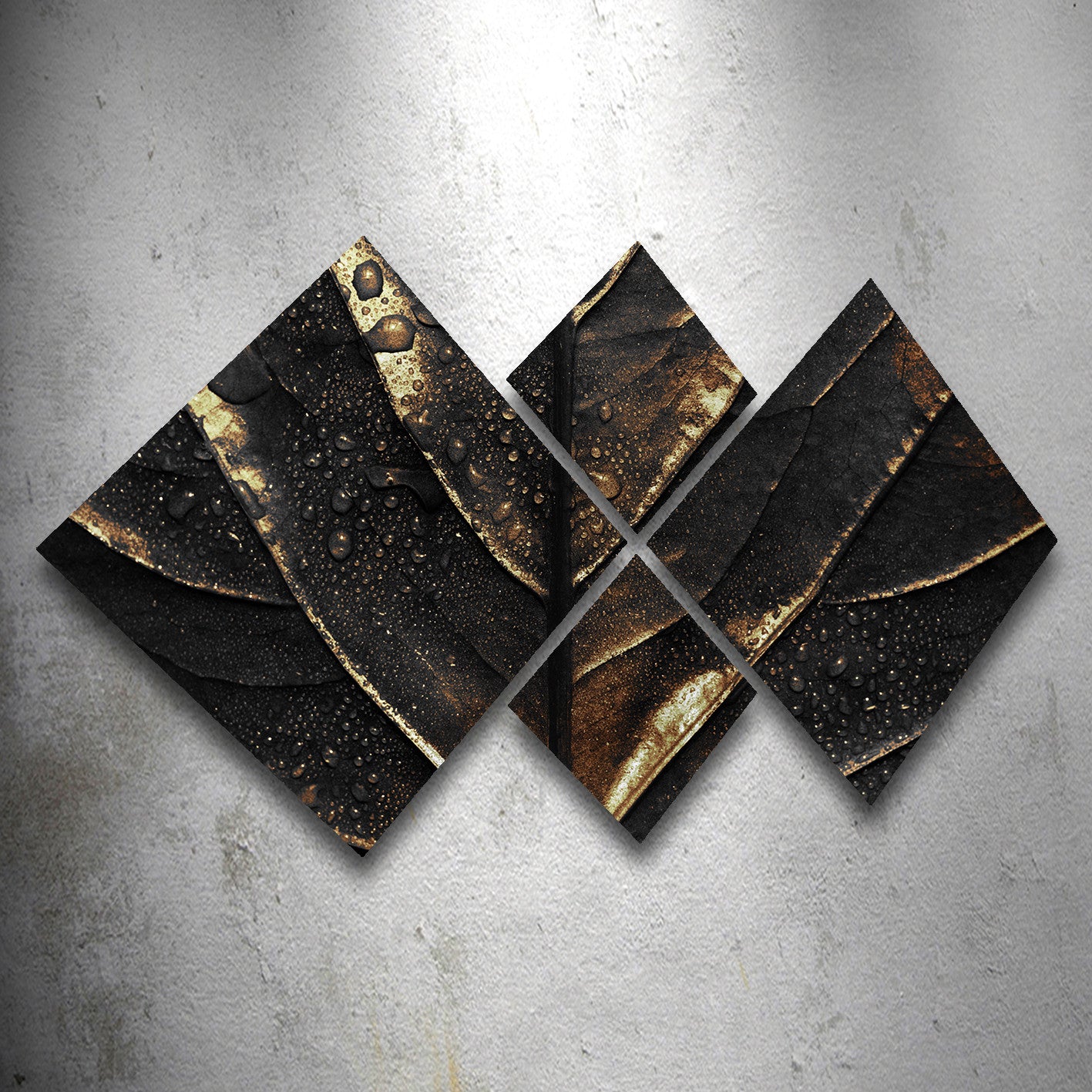 Conjunto Decorativo MDF Multicolor 4 Peças - Impressão UV Premium para Parede