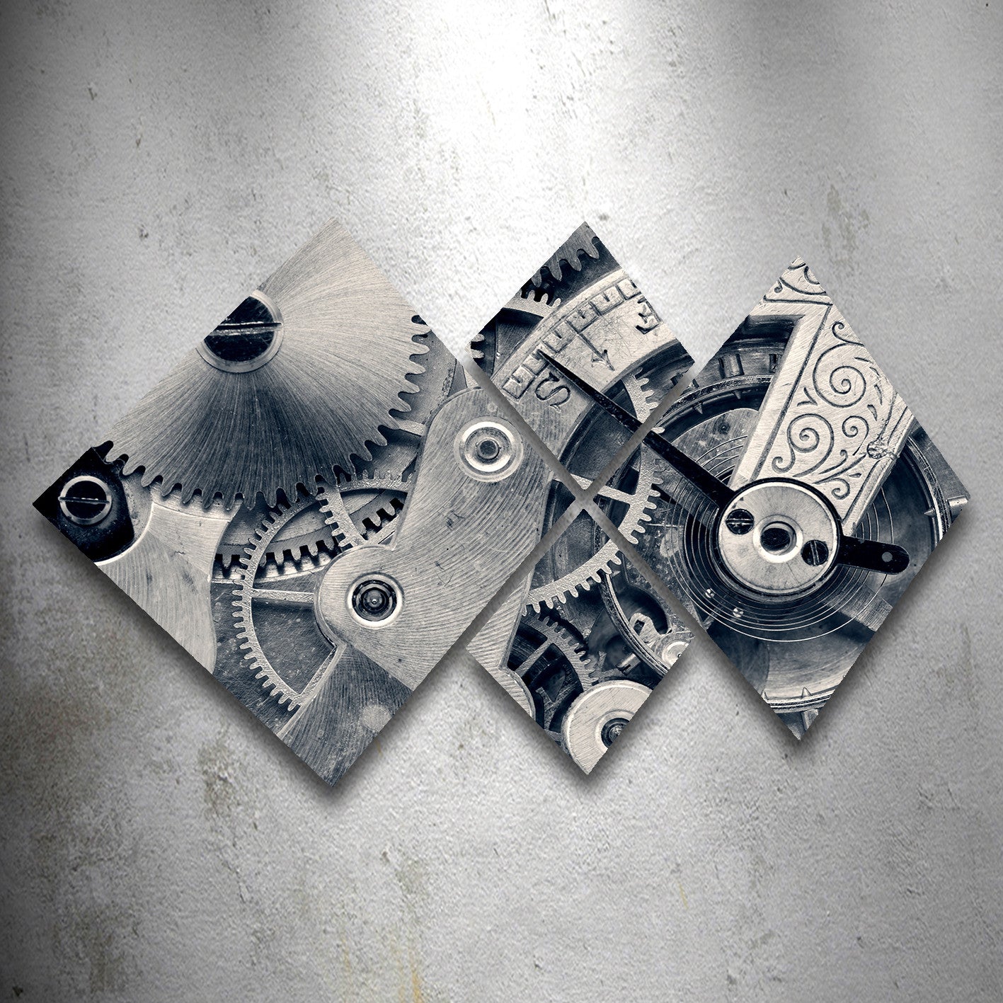 Conjunto Decorativo MDF Multicolor 4 Peças - Impressão UV Premium para Parede