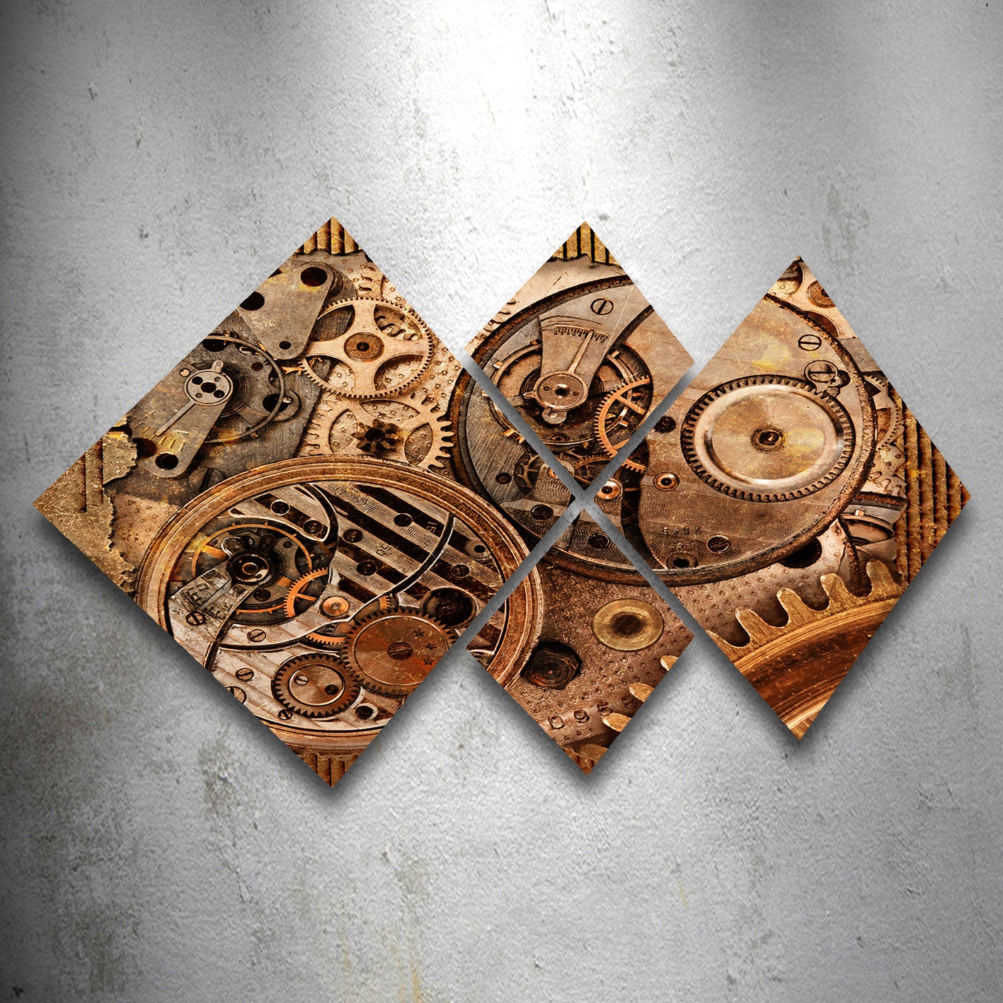 Conjunto Decorativo MDF Multicolor 4 Peças - Impressão UV Premium para Parede