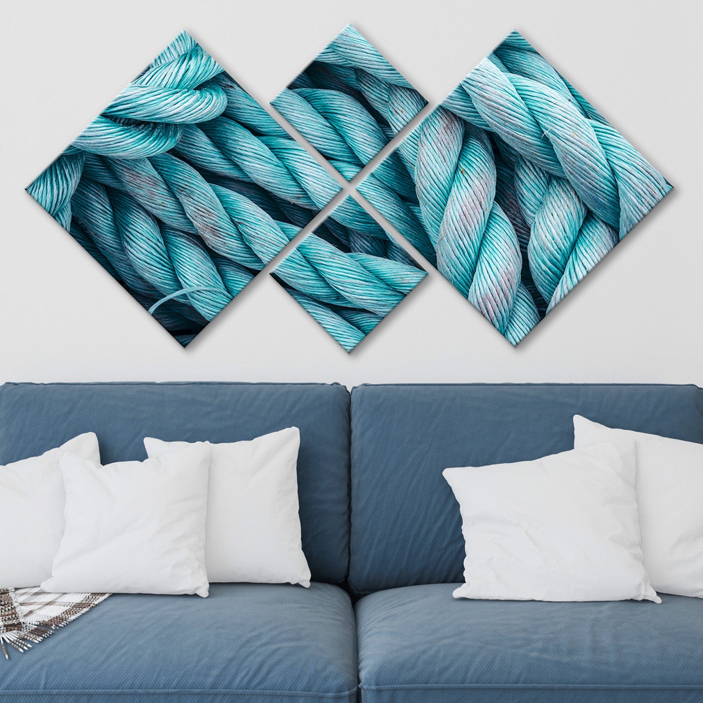 Conjunto Decorativo MDF Multicolor 4 Peças - Impressão UV Premium para Parede