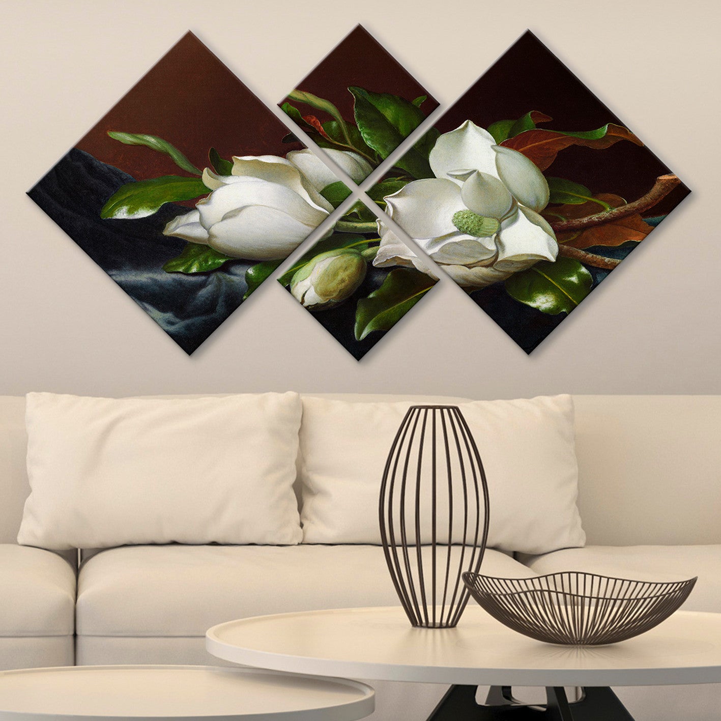 Conjunto Decorativo MDF Multicolor 4 Peças - Impressão UV Premium para Parede