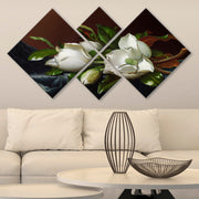 Conjunto Decorativo MDF Multicolor 4 Peças - Impressão UV Premium para Parede