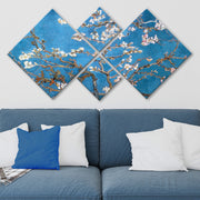 Conjunto Decorativo MDF Multicolor 4 Peças - Impressão UV Premium para Parede