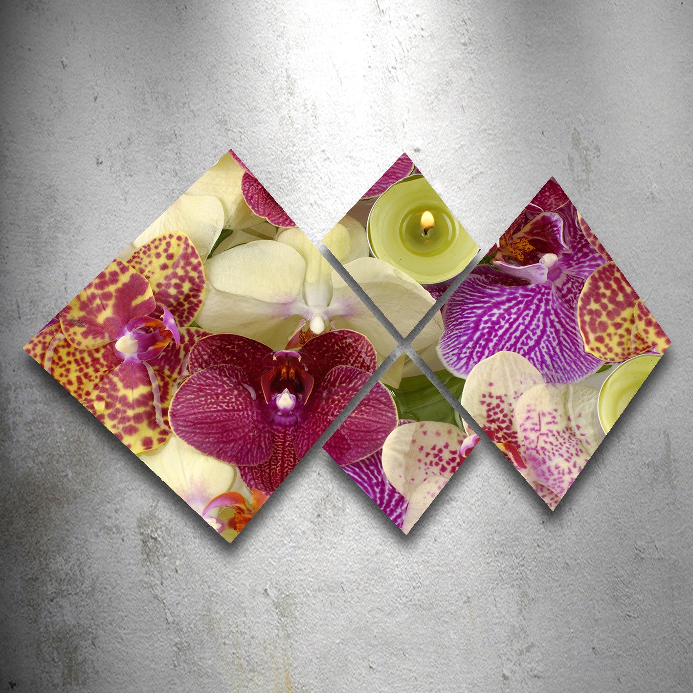 Conjunto Decorativo MDF Multicolor 4 Peças - Impressão UV Premium para Parede