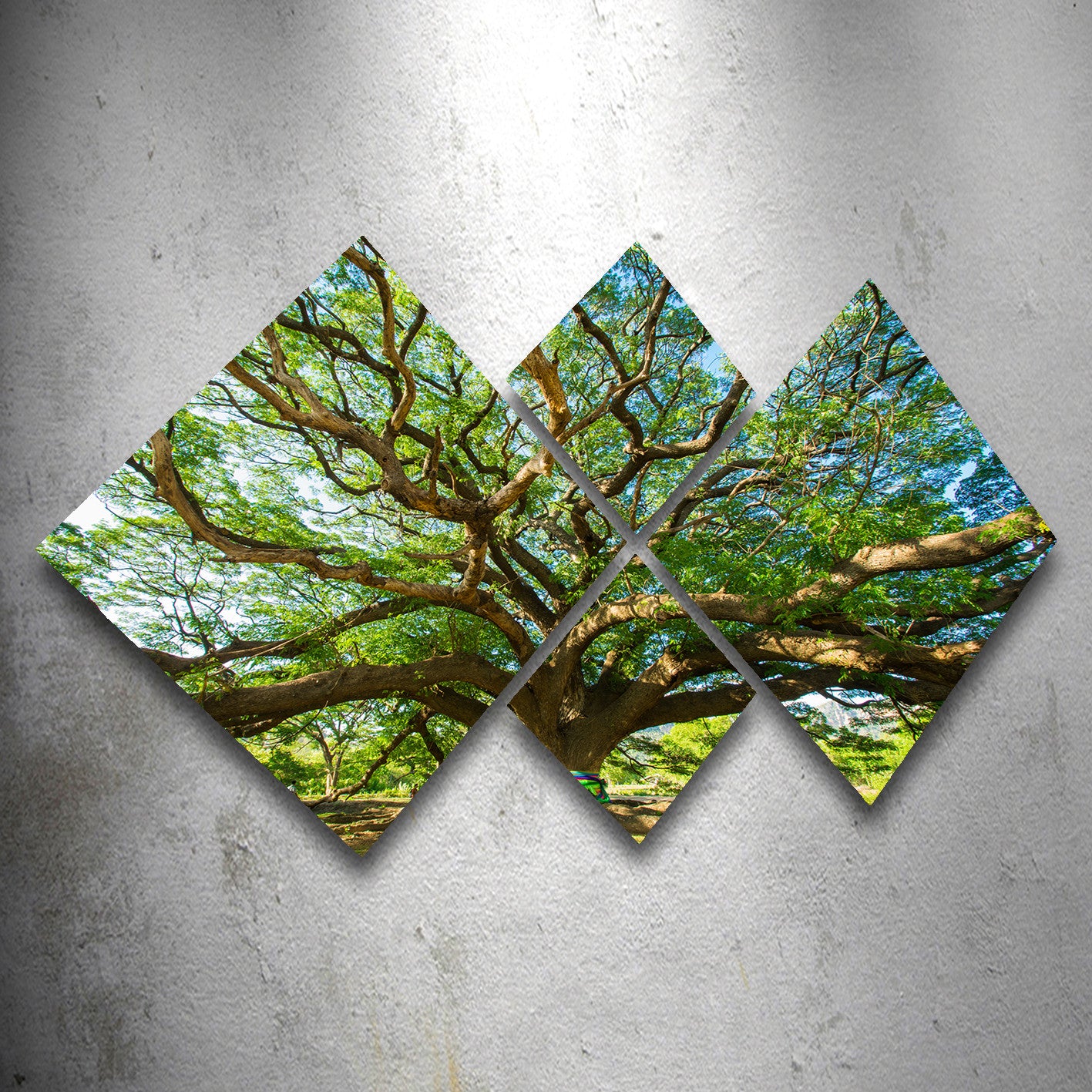 Conjunto Decorativo MDF Multicolor 4 Peças - Impressão UV Premium para Parede