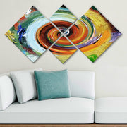 Conjunto Decorativo MDF Multicolor 4 Peças - Impressão UV Premium para Parede