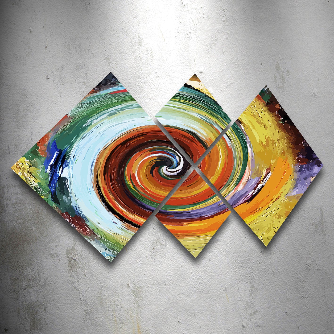 Conjunto Decorativo MDF Multicolor 4 Peças - Impressão UV Premium para Parede