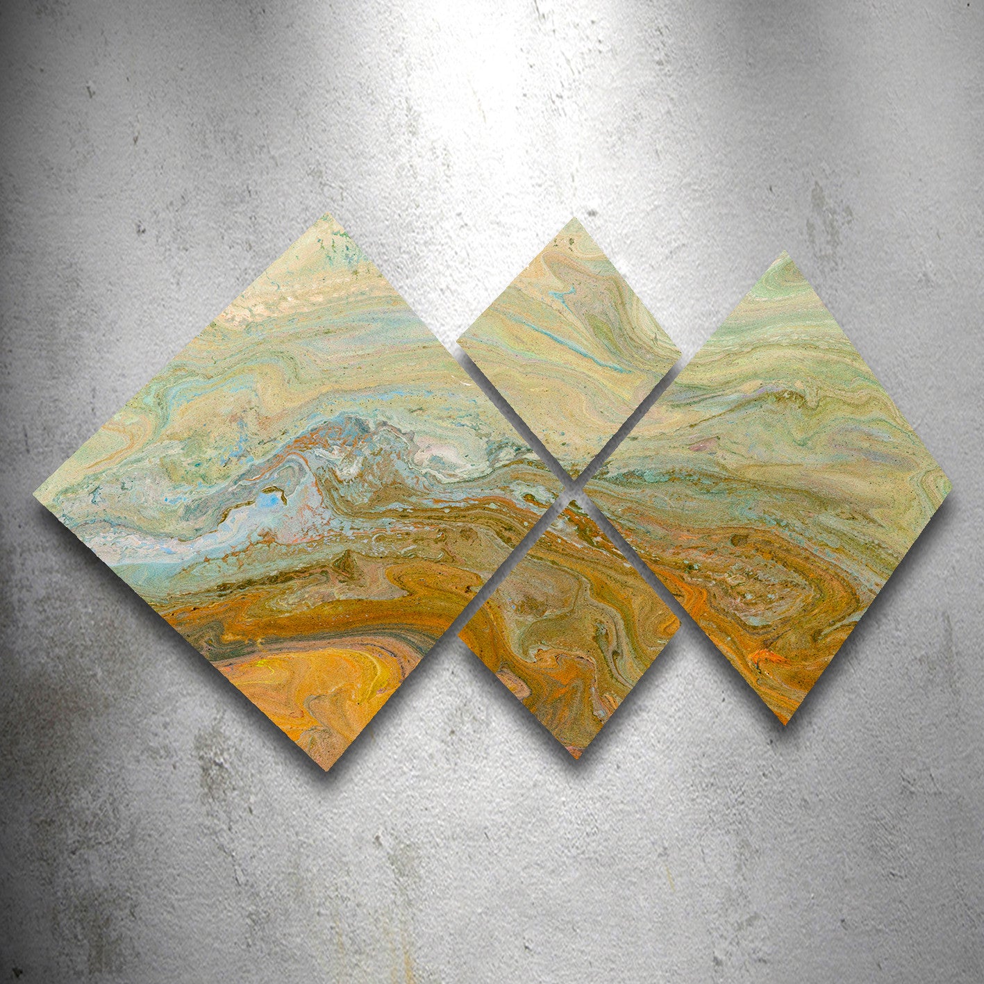 Conjunto Decorativo MDF Multicolor 4 Peças - Impressão UV Premium para Parede