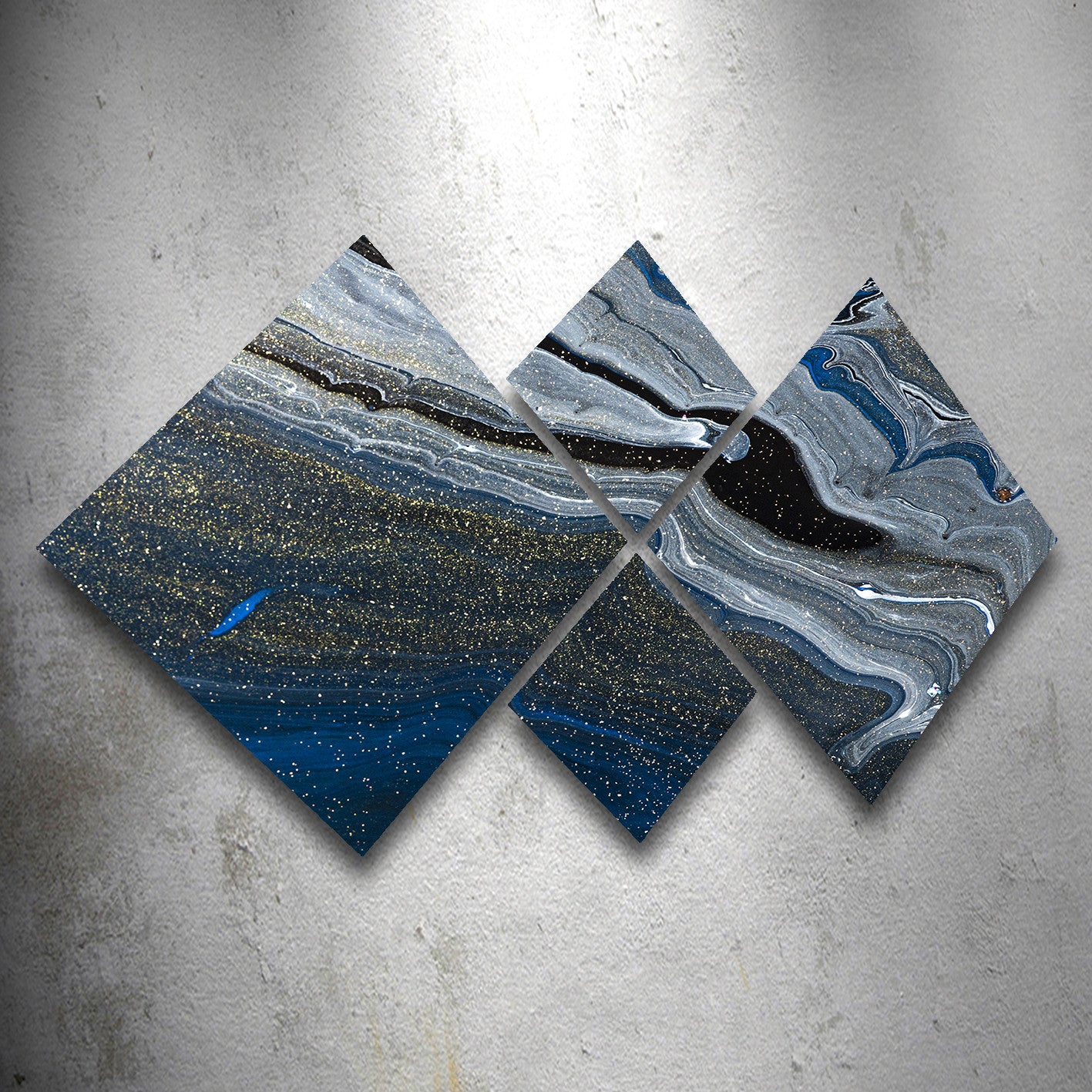 Conjunto Decorativo MDF Multicolor 4 Peças - Impressão UV Premium para Parede