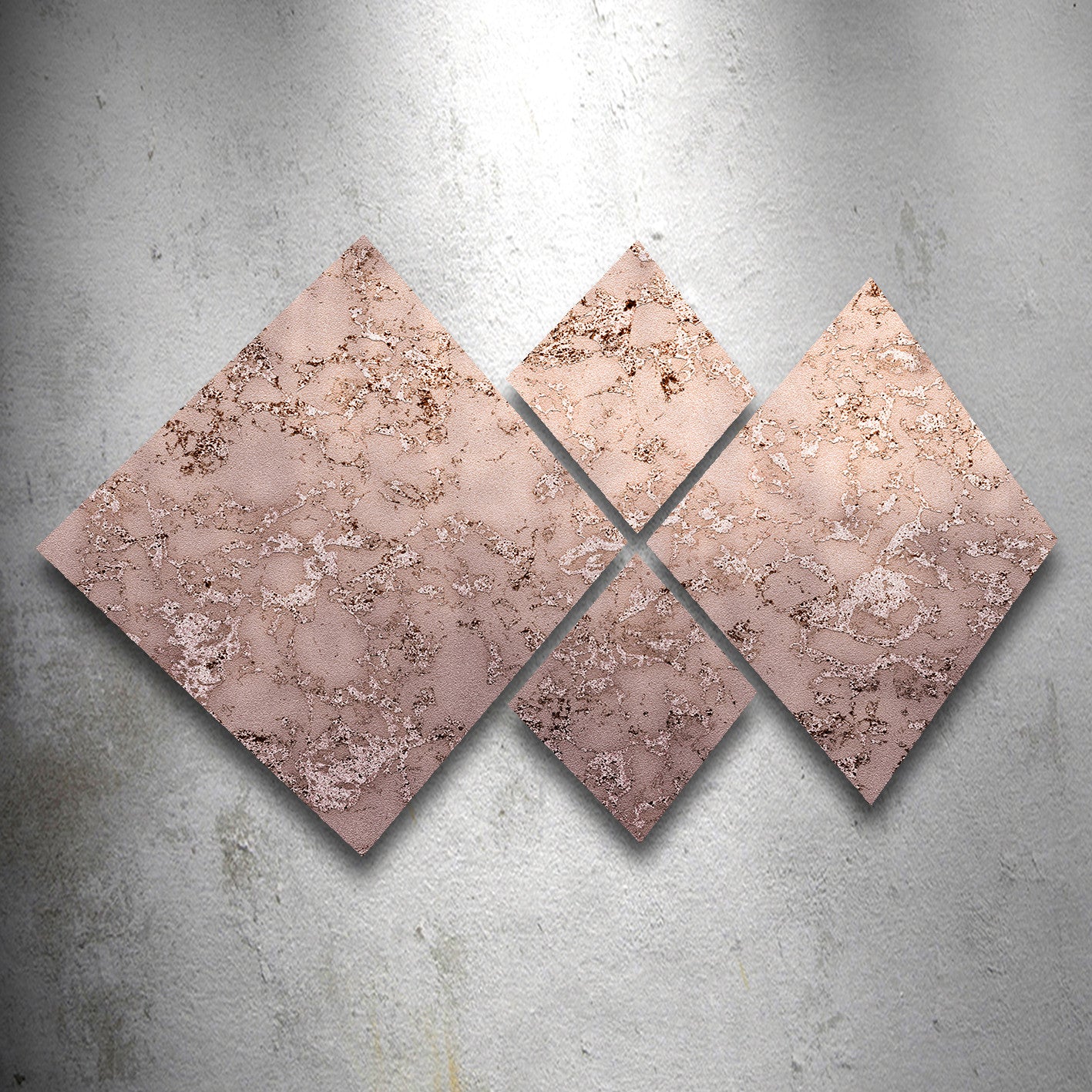 Conjunto Decorativo MDF Multicolor 4 Peças - Impressão UV Premium para Parede