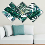 Conjunto Decorativo MDF Multicolor 4 Peças - Impressão UV Premium para Parede