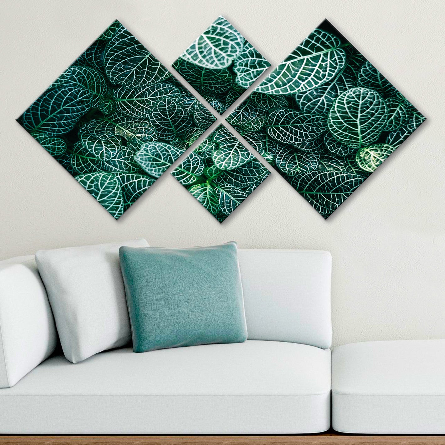 Conjunto Decorativo MDF Multicolor 4 Peças - Impressão UV Premium para Parede