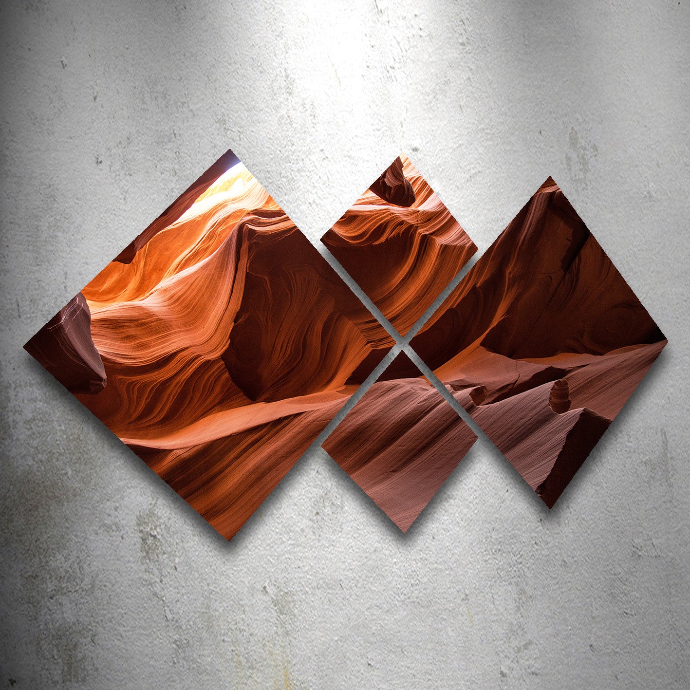 Conjunto Decorativo MDF Multicolor 4 Peças - Impressão UV Premium para Parede