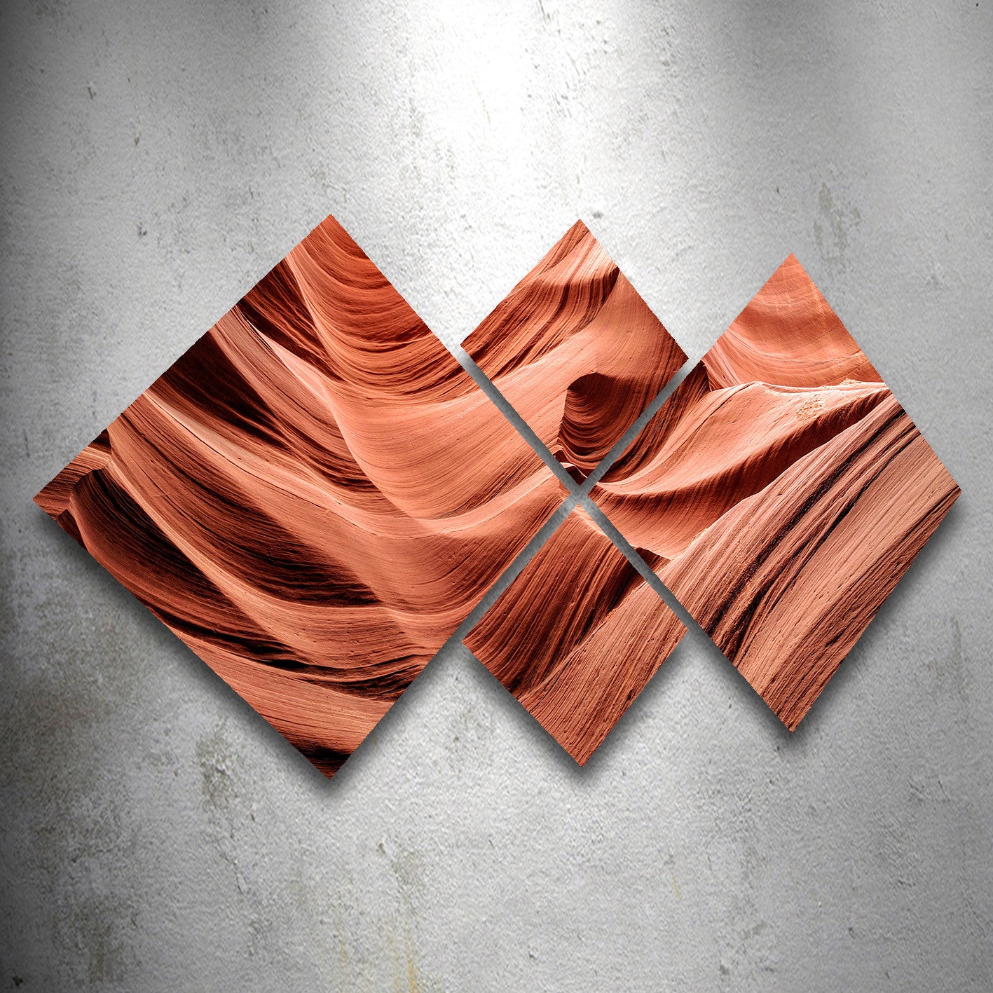 Conjunto Decorativo MDF Multicolor 4 Peças - Impressão UV Premium para Parede