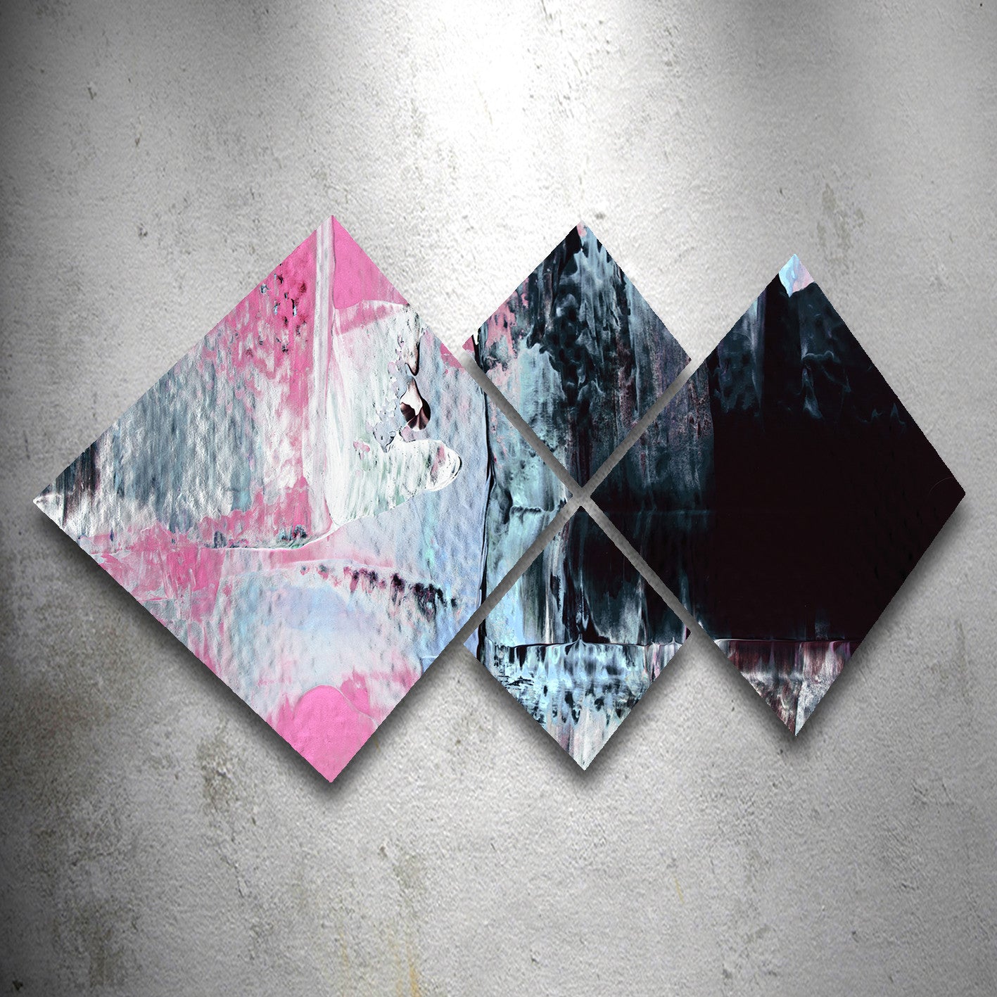 Conjunto Decorativo MDF Multicolor 4 Peças - Impressão UV Premium para Parede