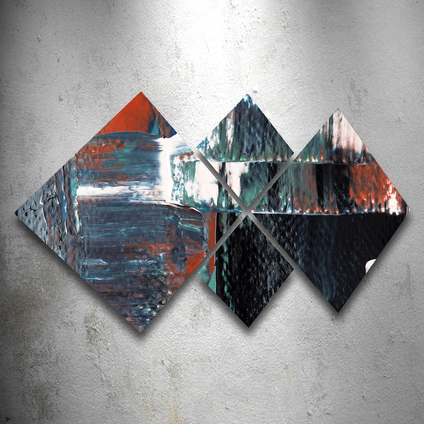 Conjunto Decorativo MDF Multicolor 4 Peças - Impressão UV Premium para Parede