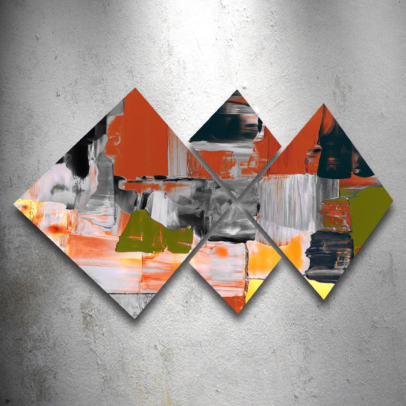 Conjunto Decorativo MDF Multicolor 4 Peças - Impressão UV Premium para Parede