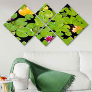 Conjunto Decorativo MDF Multicolor 4 Peças - Impressão UV Premium para Parede