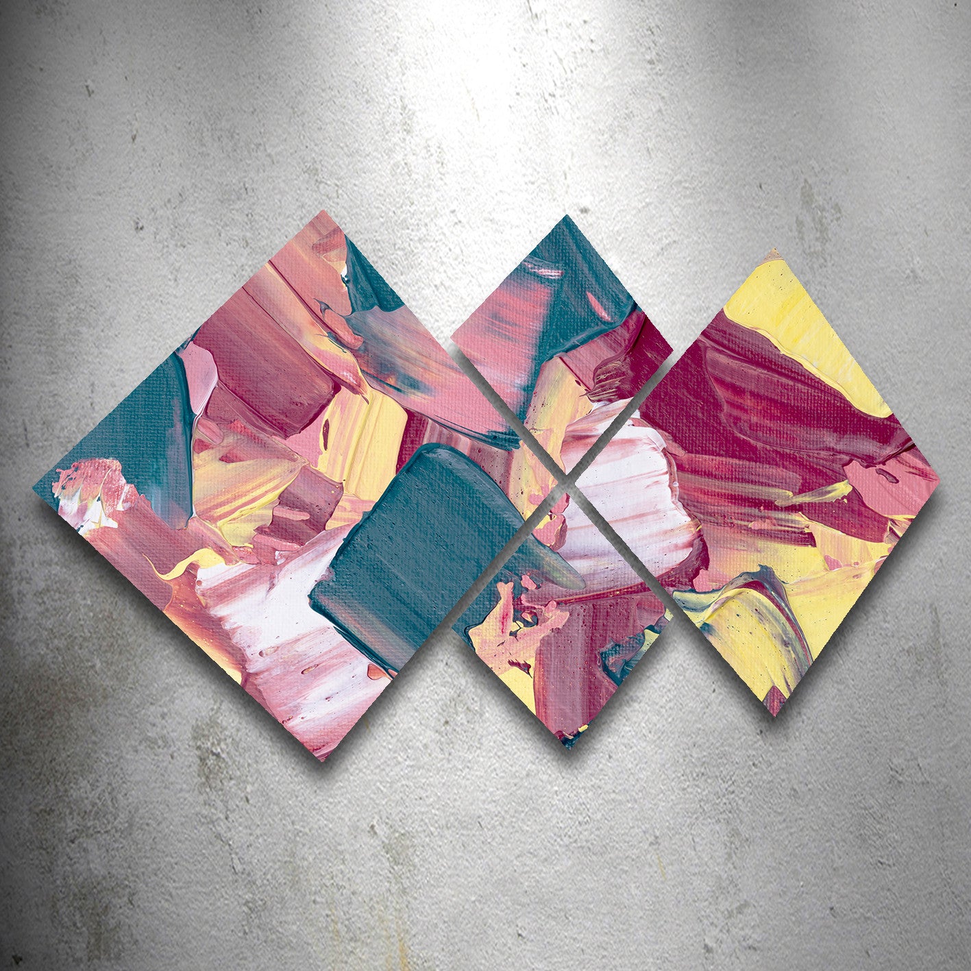 Conjunto Decorativo MDF Multicolor 4 Peças - Impressão UV Premium para Parede