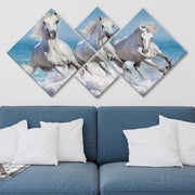 Conjunto Decorativo MDF Multicolor 4 Peças - Impressão UV Premium para Parede