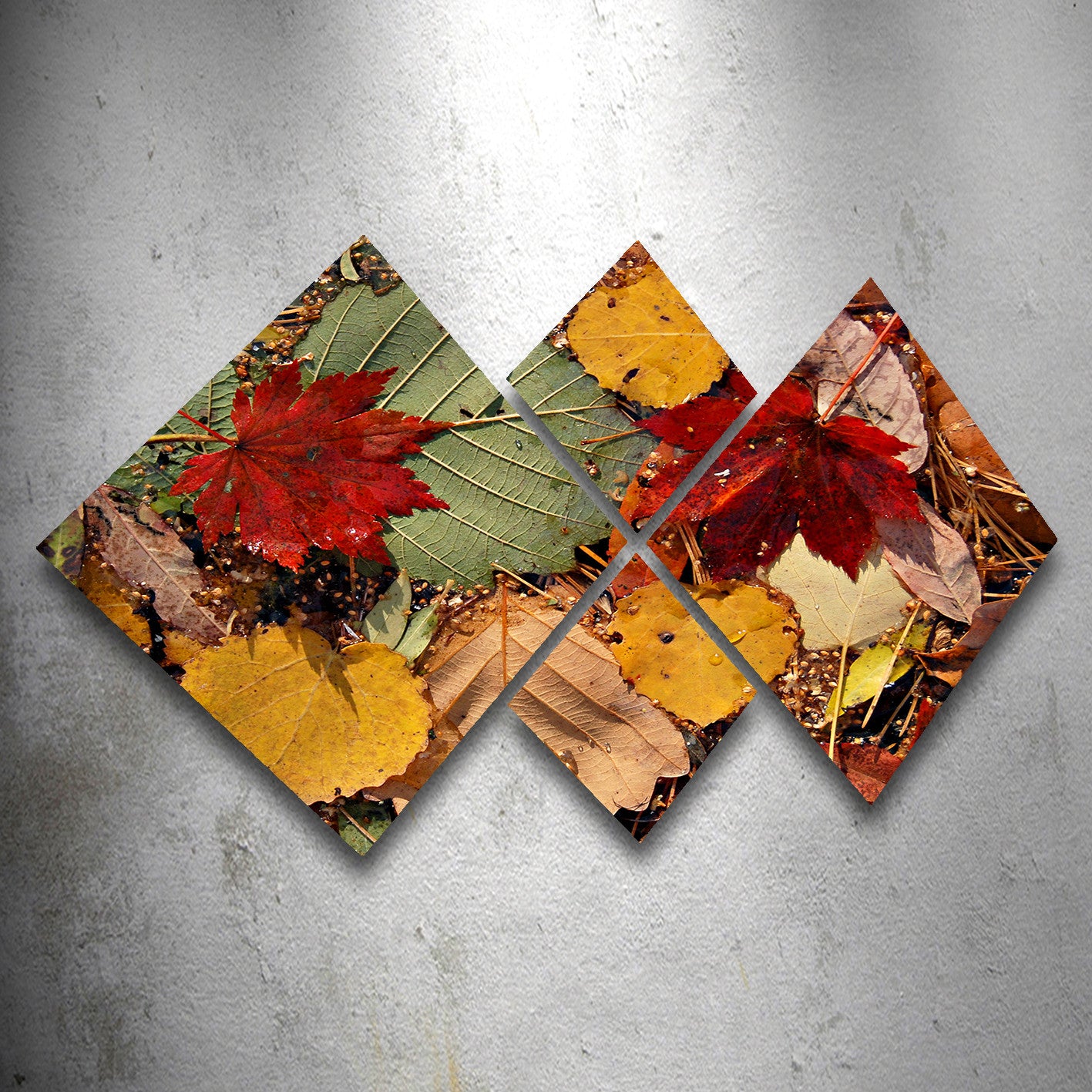 Conjunto Decorativo MDF Multicolor 4 Peças - Impressão UV Premium para Parede