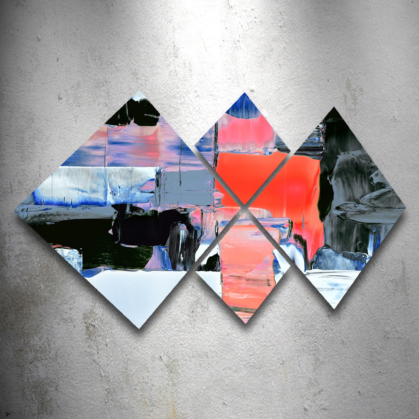 Conjunto Decorativo MDF Multicolor 4 Peças - Impressão UV Premium para Parede