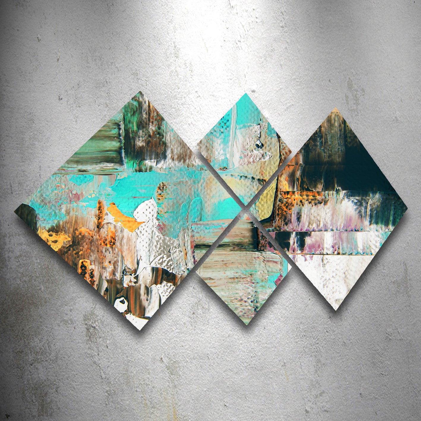 Conjunto Decorativo MDF Multicolor 4 Peças - Impressão UV Premium para Parede