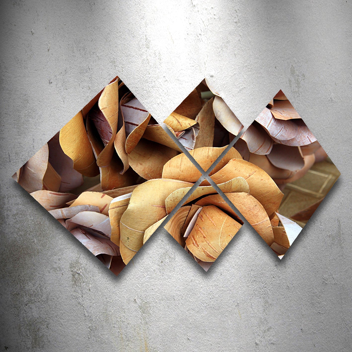 Conjunto Decorativo MDF Multicolor 4 Peças - Impressão UV Premium para Parede