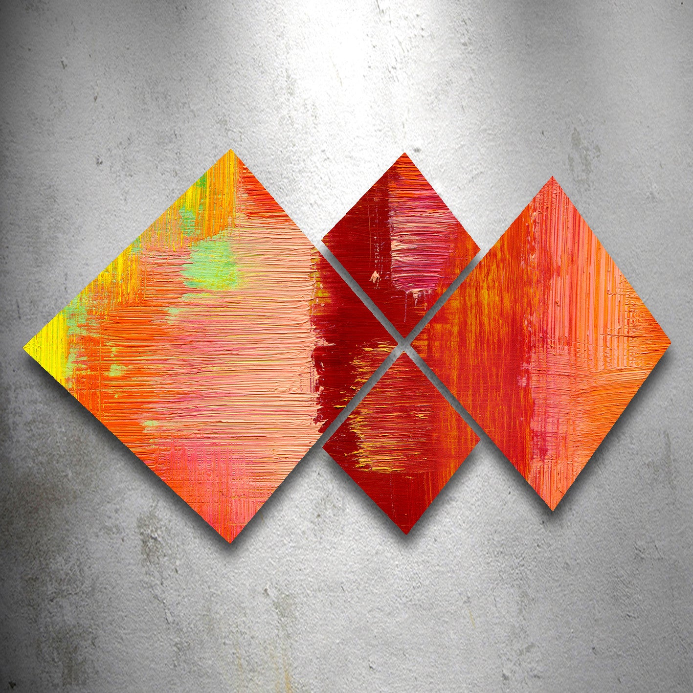 Conjunto Decorativo MDF Multicolor 4 Peças - Impressão UV Premium para Parede