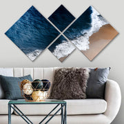 Conjunto Decorativo MDF Multicolor 4 Peças - Impressão UV Premium para Parede