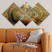 Conjunto Decorativo MDF Multicolor 4 Peças - Impressão UV Premium para Parede