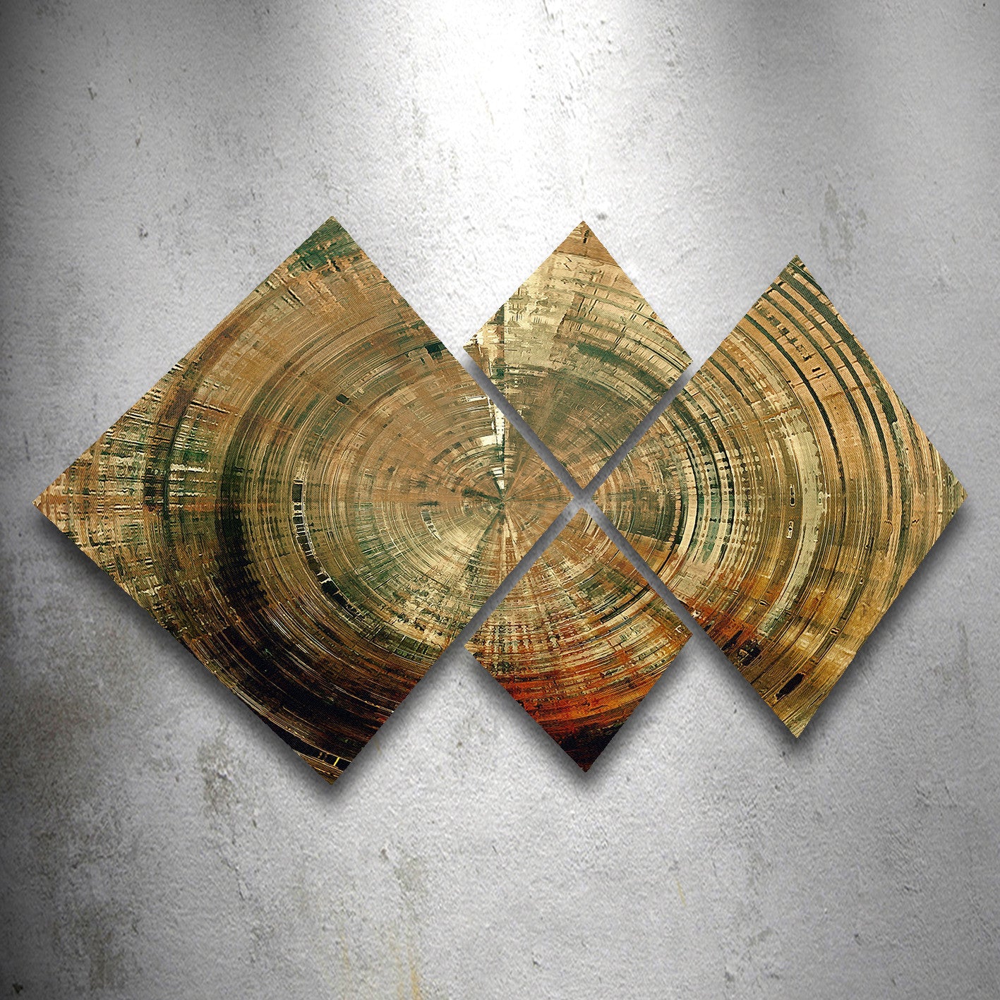 Conjunto Decorativo MDF Multicolor 4 Peças - Impressão UV Premium para Parede