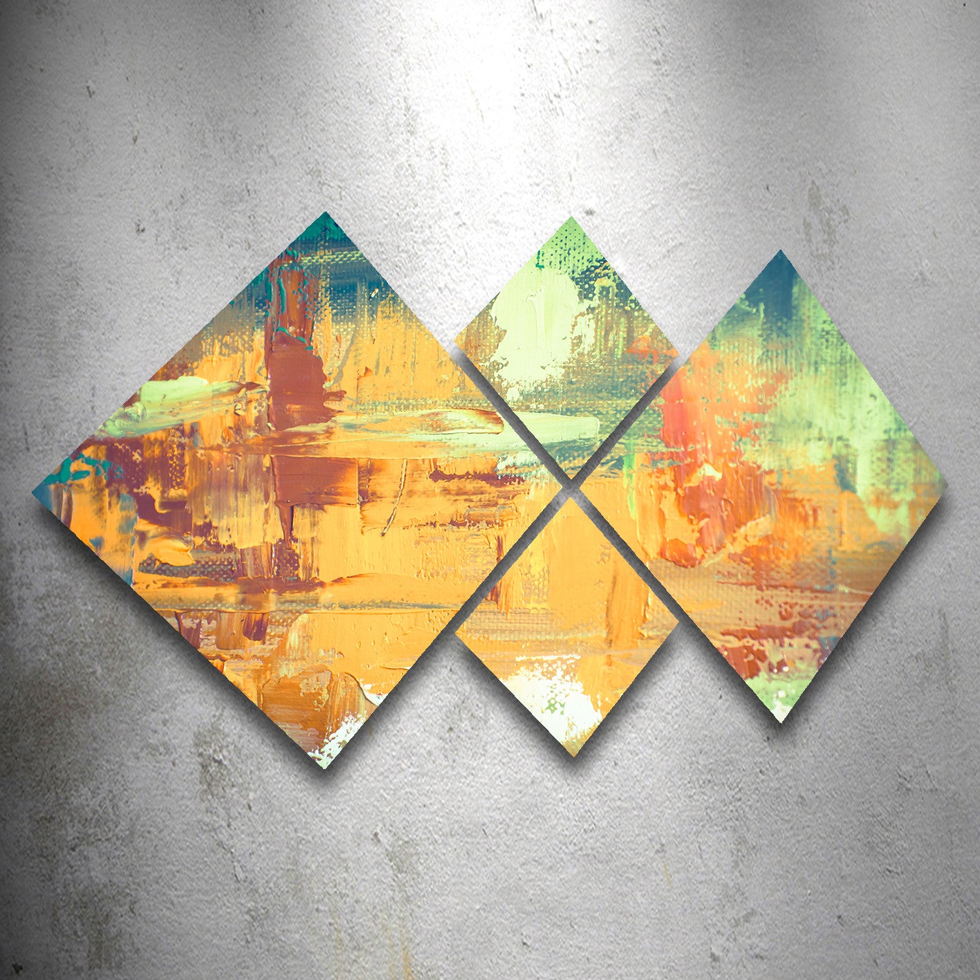 Conjunto Decorativo MDF Multicolor 4 Peças - Impressão UV Premium para Parede