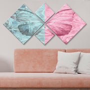 Conjunto Decorativo MDF Multicolor 4 Peças - Impressão UV Premium para Parede