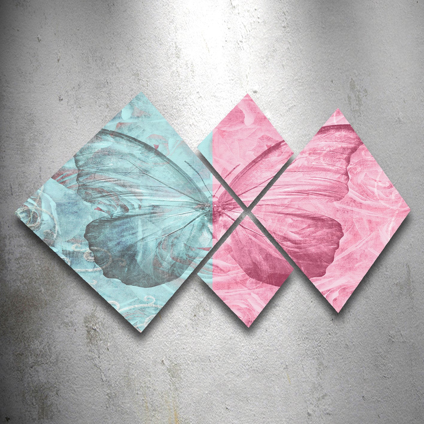 Conjunto Decorativo MDF Multicolor 4 Peças - Impressão UV Premium para Parede