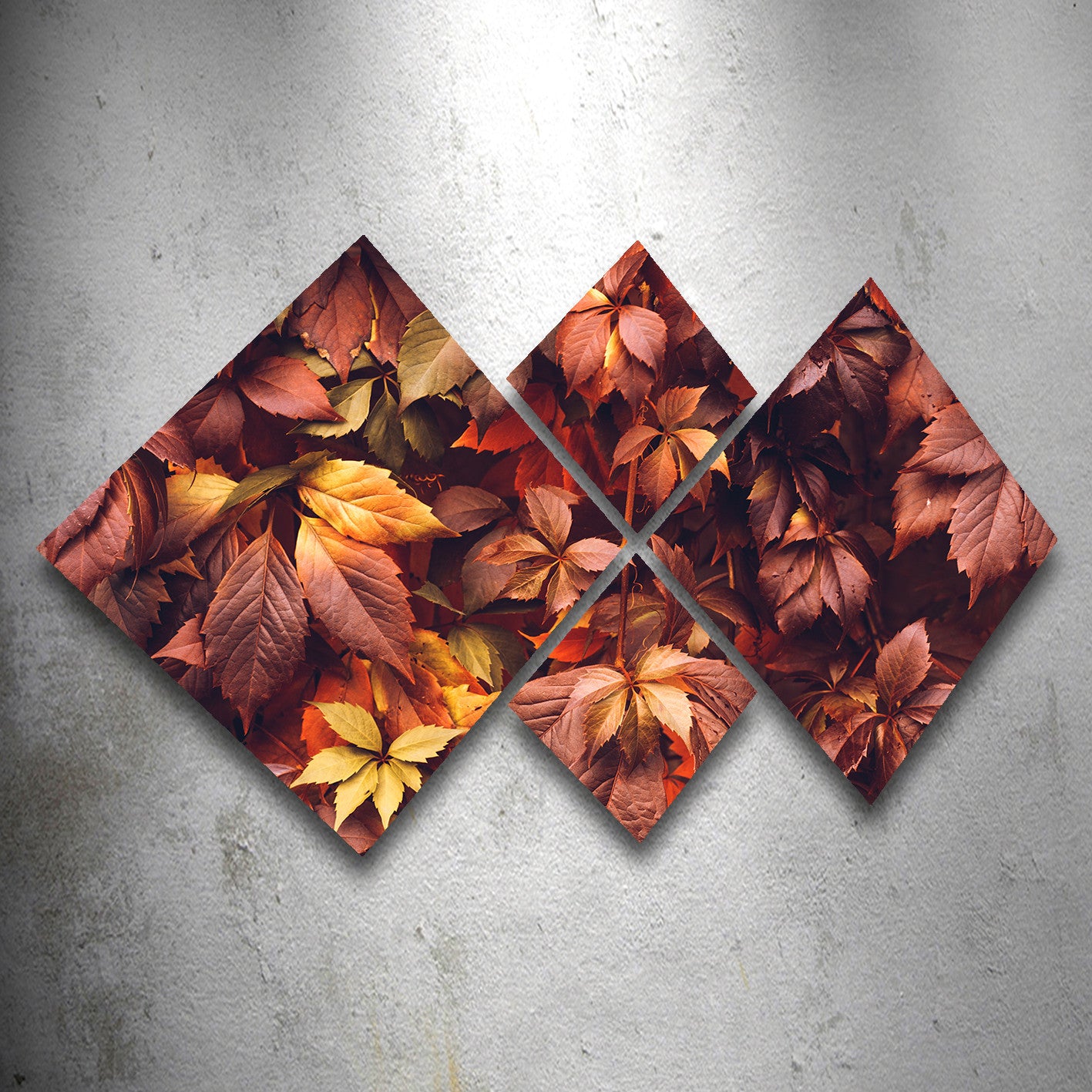 Conjunto Decorativo MDF Multicolor 4 Peças - Impressão UV Premium para Parede