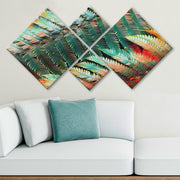 Conjunto Decorativo MDF Multicolor 4 Peças - Impressão UV Premium para Parede