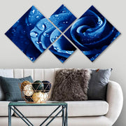 Conjunto Decorativo MDF Multicolor 4 Peças - Impressão UV Premium para Parede