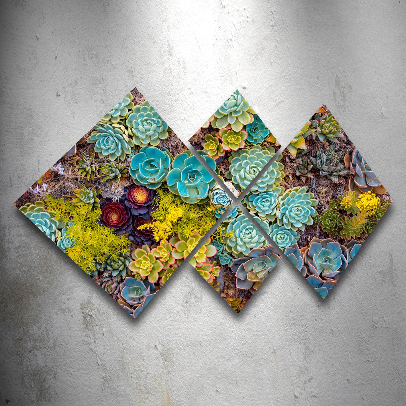 Conjunto Decorativo MDF Multicolor 4 Peças - Impressão UV Premium para Parede