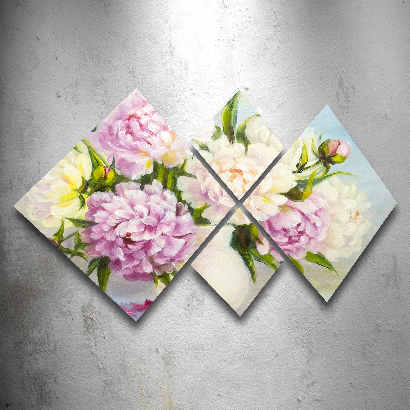 Conjunto Decorativo MDF Multicolor 4 Peças - Impressão UV Premium para Parede