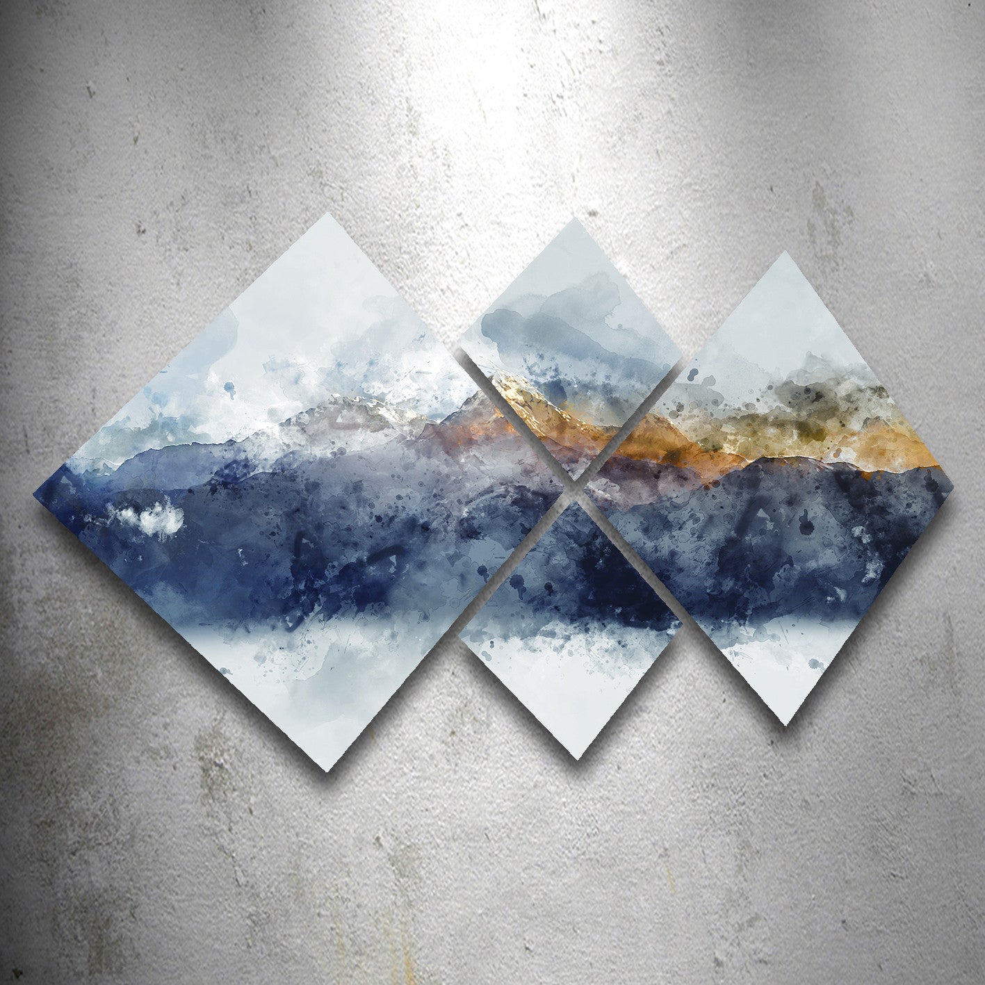 Conjunto Decorativo MDF Multicolor 4 Peças - Impressão UV Premium para Parede