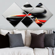 Conjunto Decorativo MDF Multicolor 4 Peças - Impressão UV Premium para Parede