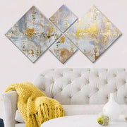 Conjunto Decorativo MDF Multicolor 4 Peças - Impressão UV Premium para Parede