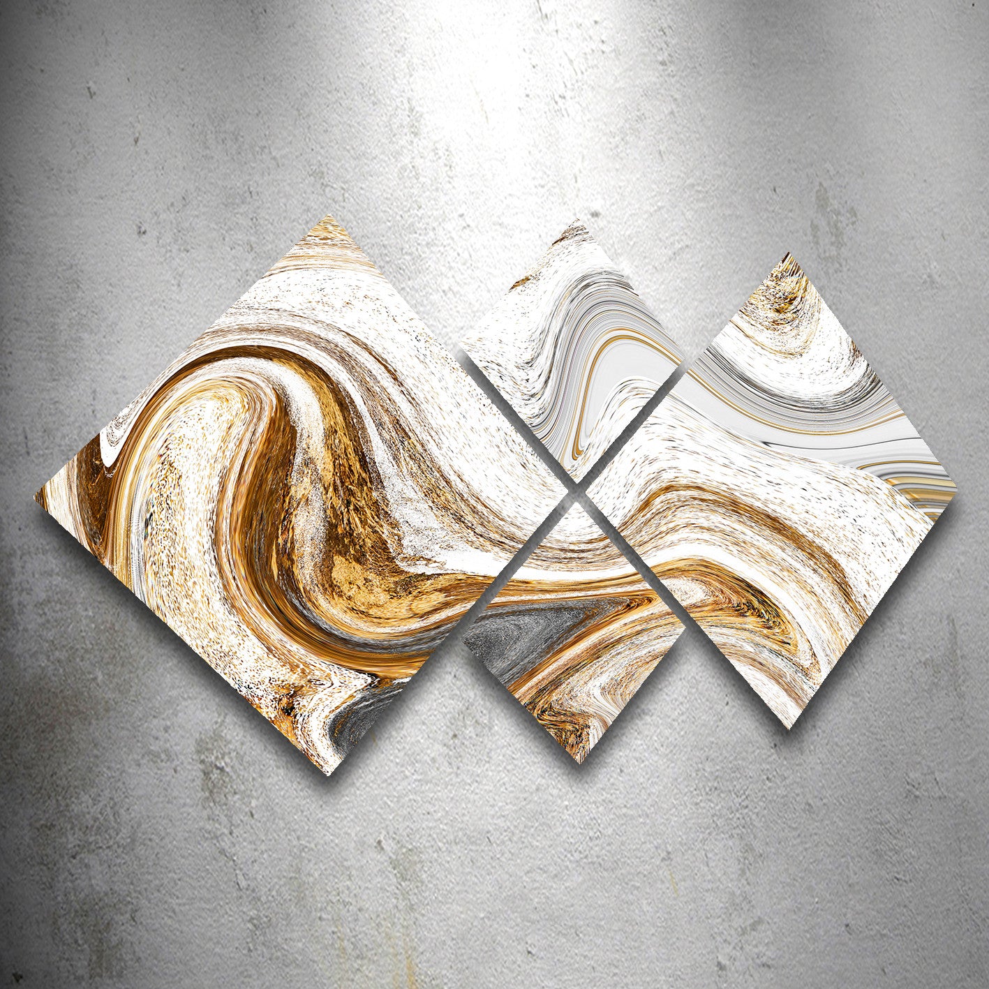 Conjunto Decorativo MDF Multicolor 4 Peças - Impressão UV Premium para Parede