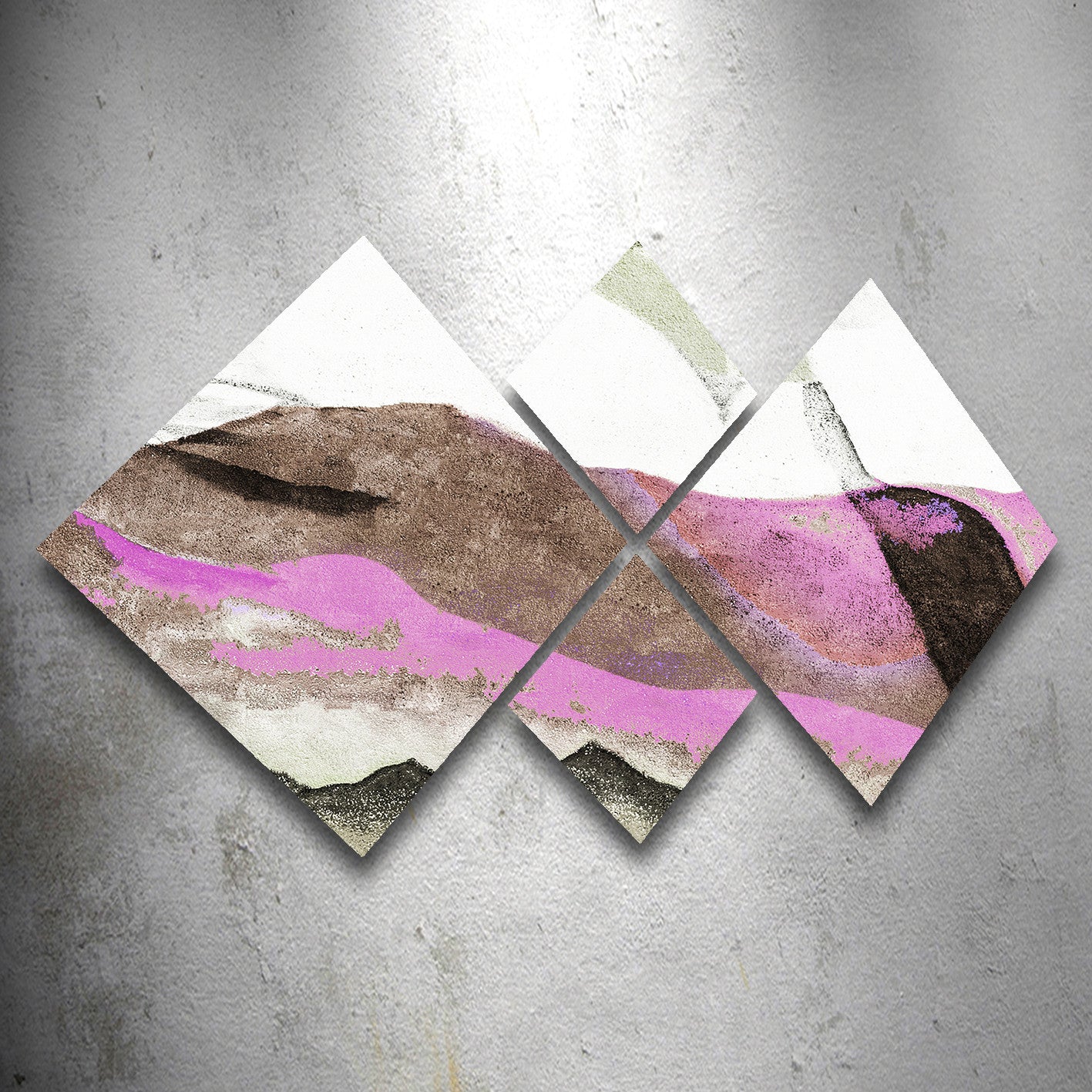 Conjunto Decorativo MDF Multicolor 4 Peças - Impressão UV Premium para Parede