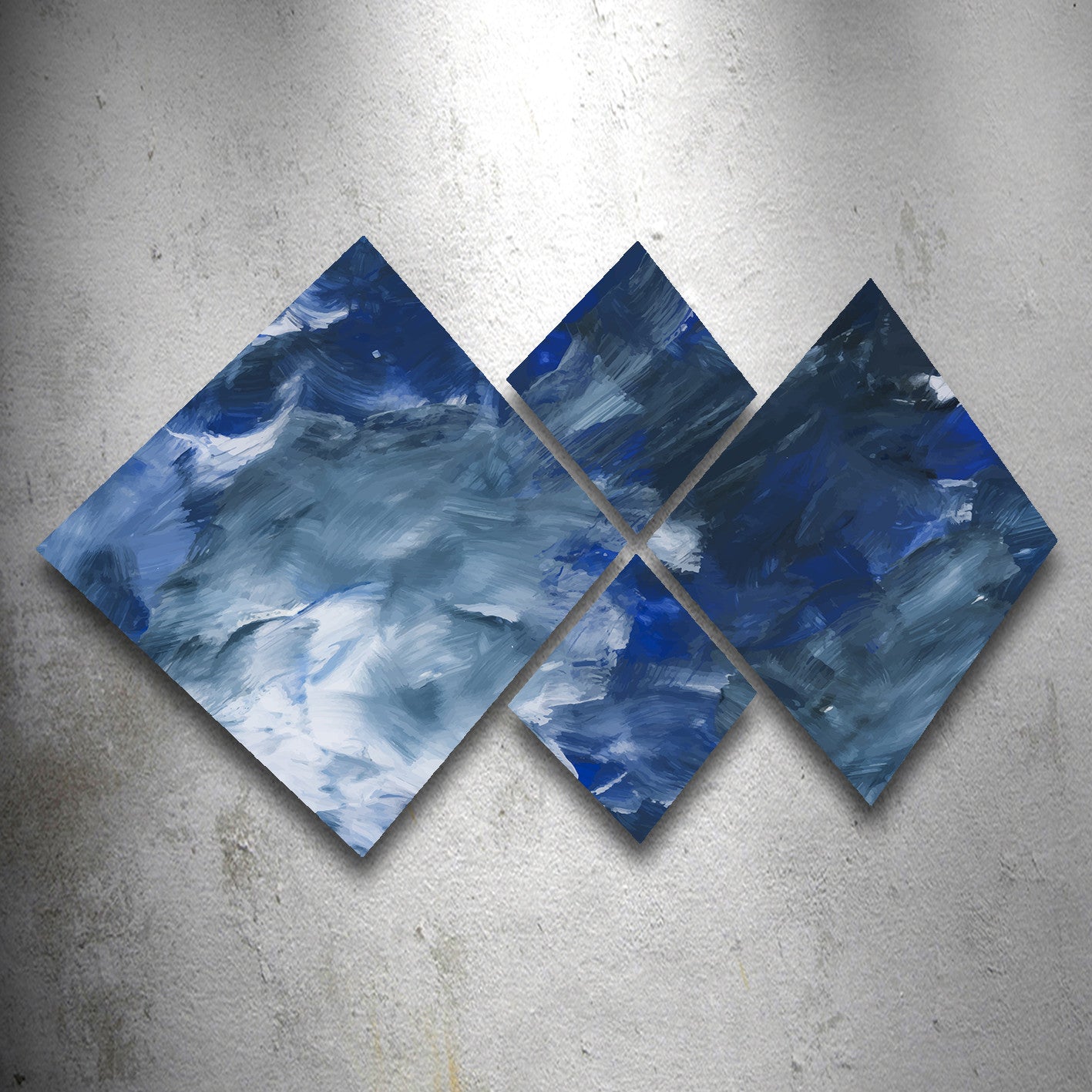 Conjunto Decorativo MDF Multicolor 4 Peças - Impressão UV Premium para Parede