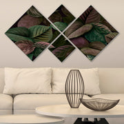 Conjunto Decorativo MDF Multicolor 4 Peças - Impressão UV Premium para Parede