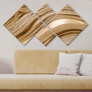 Conjunto Decorativo MDF Multicolor 4 Peças - Impressão UV Premium para Parede