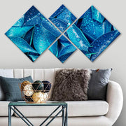 Conjunto Decorativo MDF Multicolor 4 Peças - Impressão UV Premium para Parede